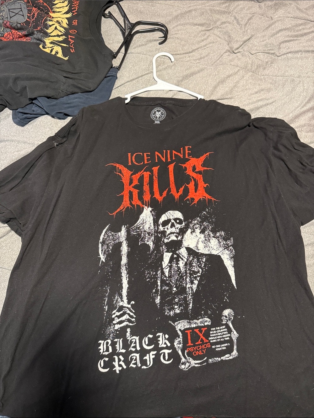 Ice Nine Kills Black Graphic Short Sleeve Tee
